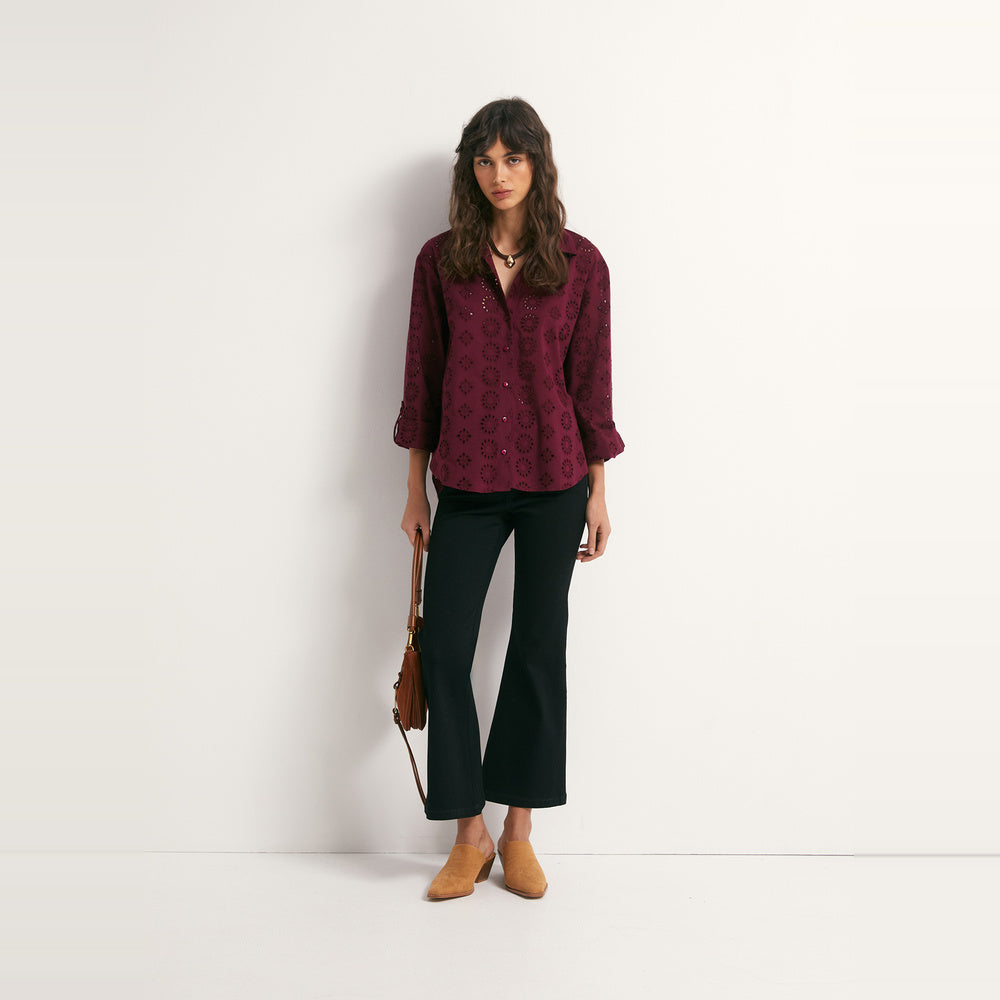Sfera | Camisa Schiffli para Dama