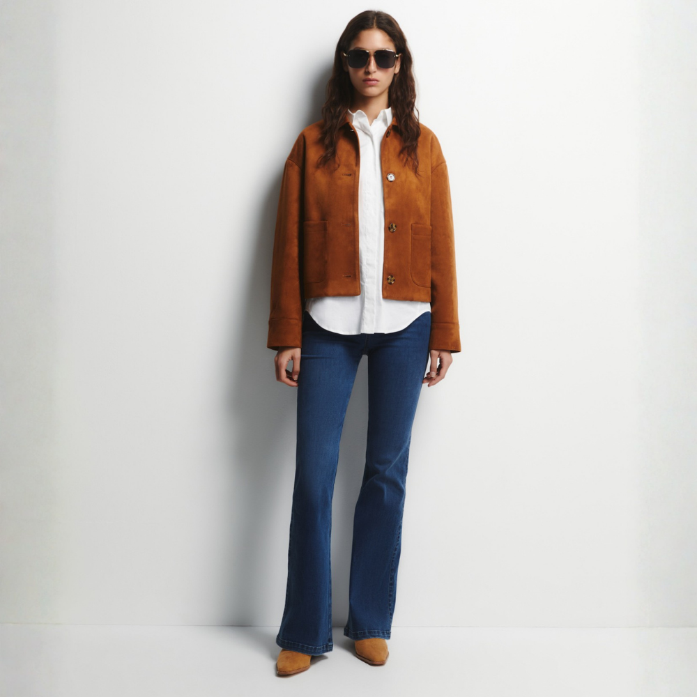 Sfera | Cazadora Antelina para Dama