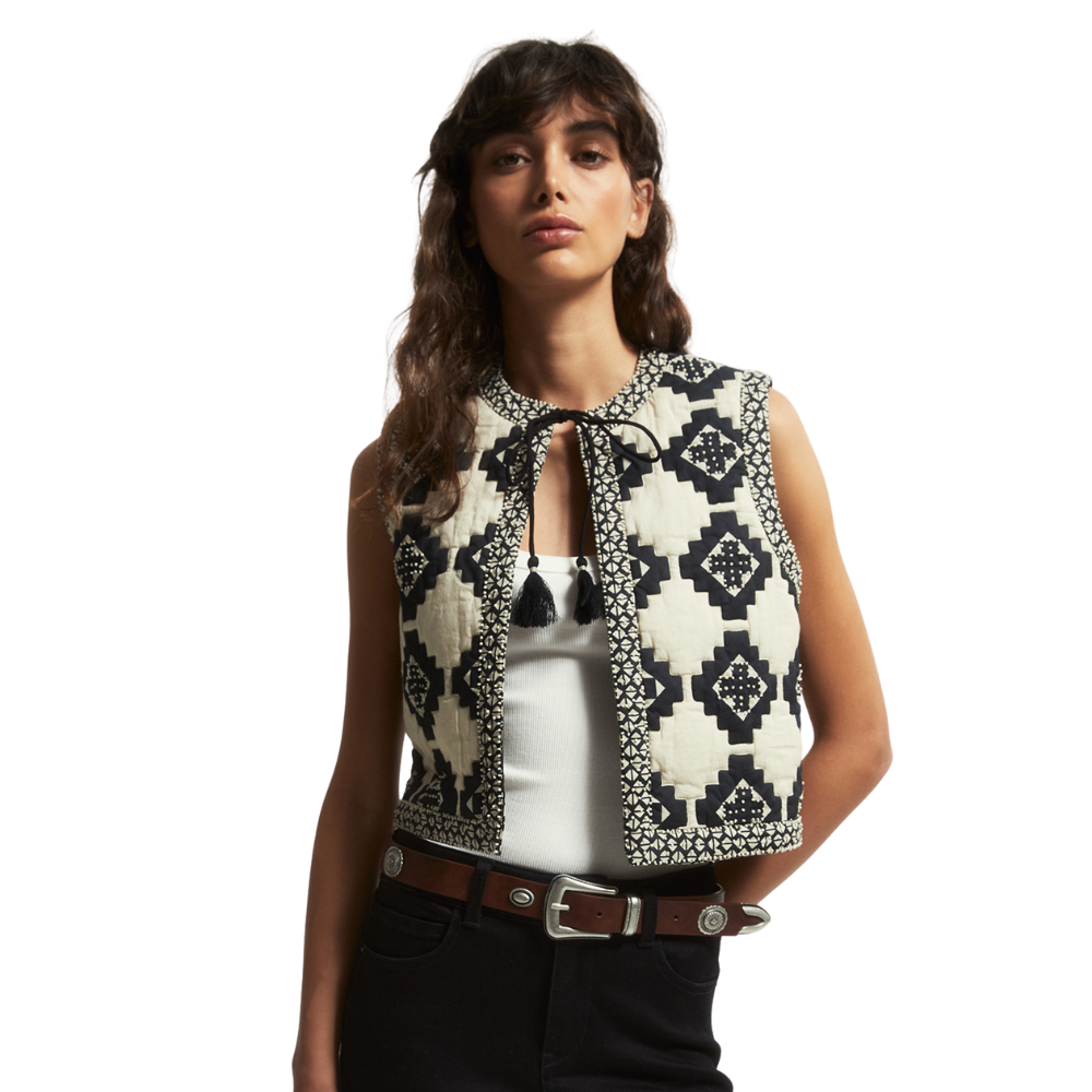Sfera | Chaleco Acolchado Beads para Dama