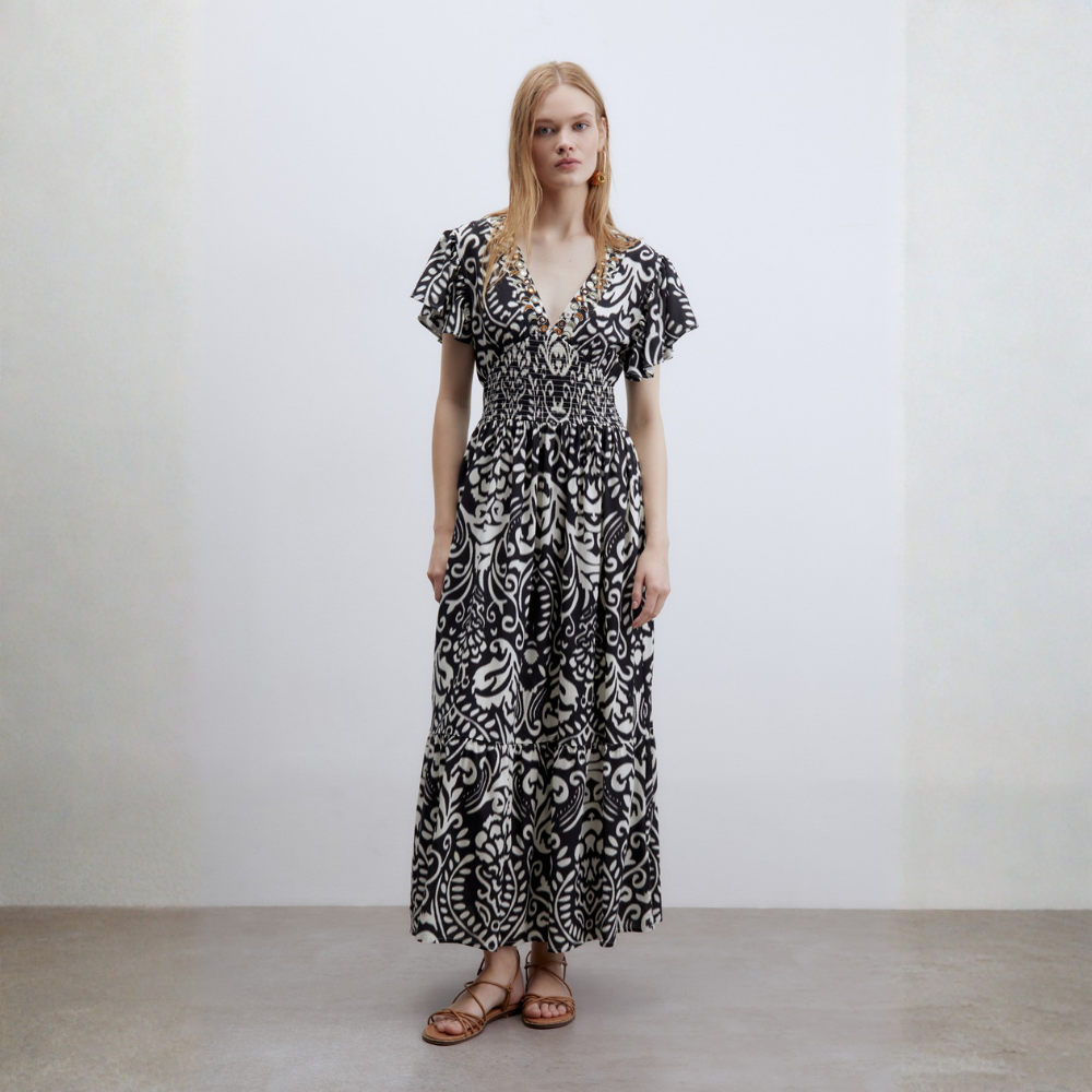 Sfera | Vestido Volante Espejos para Dama