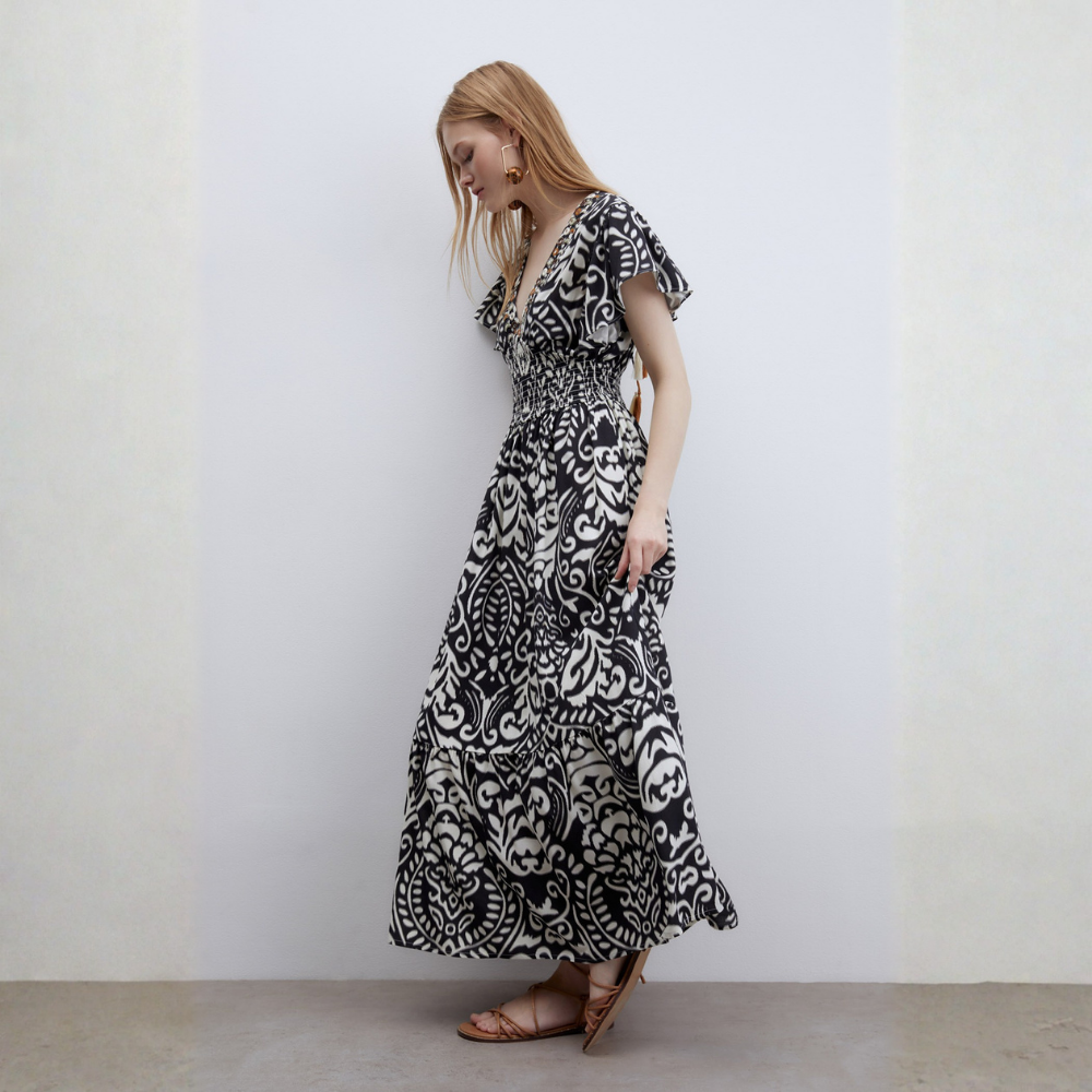 Sfera | Vestido Volante Espejos para Dama