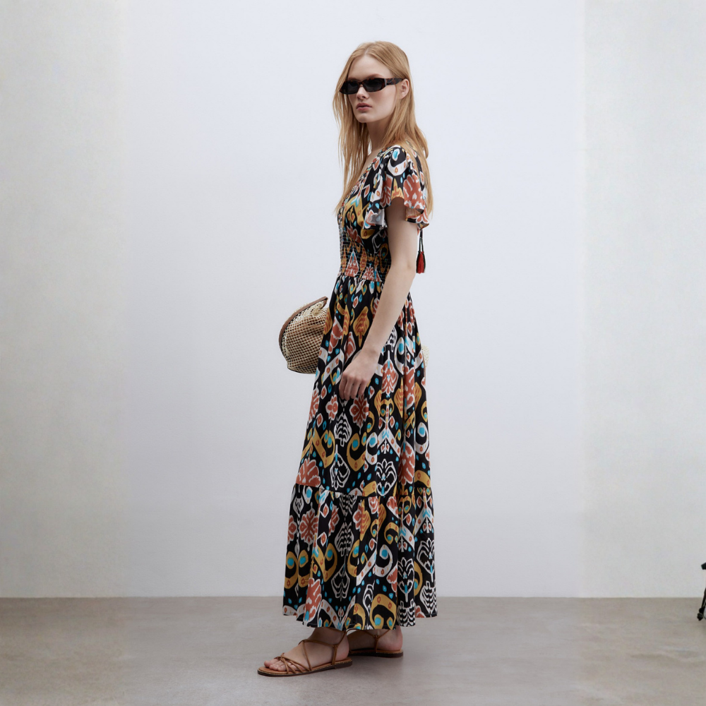 Sfera | Vestido Volante Espejos para Dama