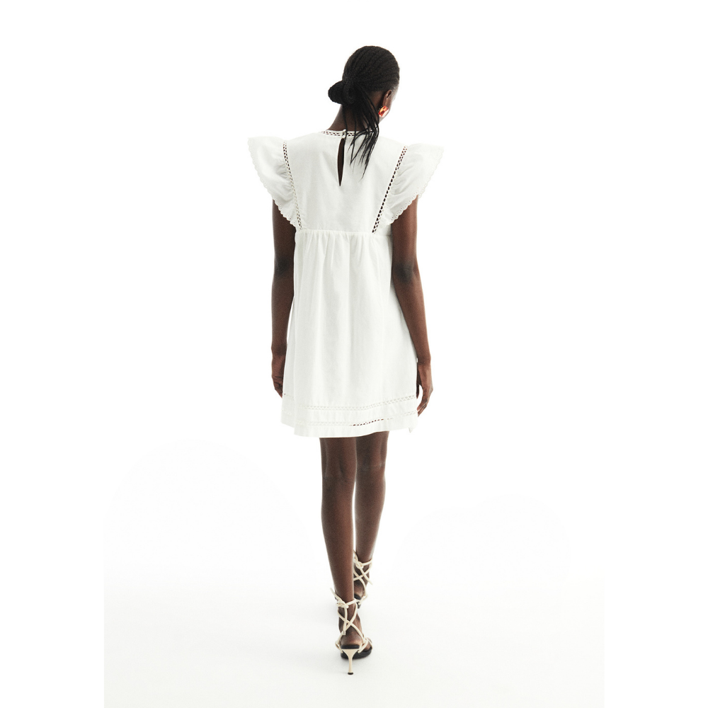 Sfera | Vestido Bordado Volantes para Dama