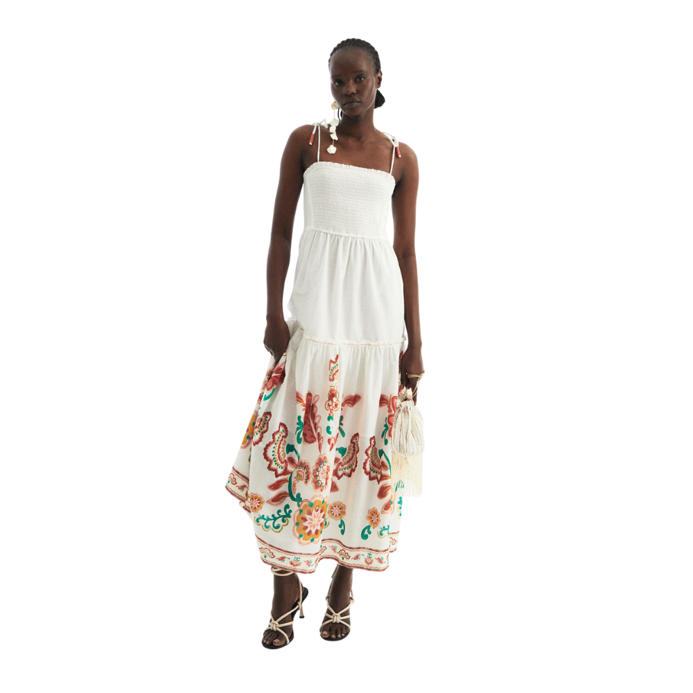 Sfera | Vestido Estampado Posicional para Dama