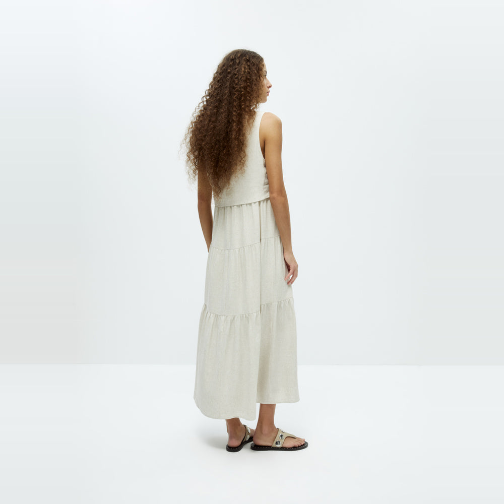 Sfera | Vestido con Chaleco de Pana