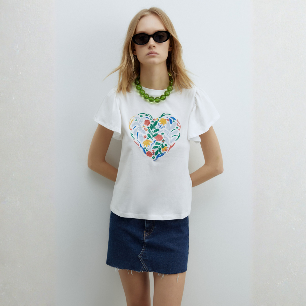 Sfera | Camiseta Bordada para Dama