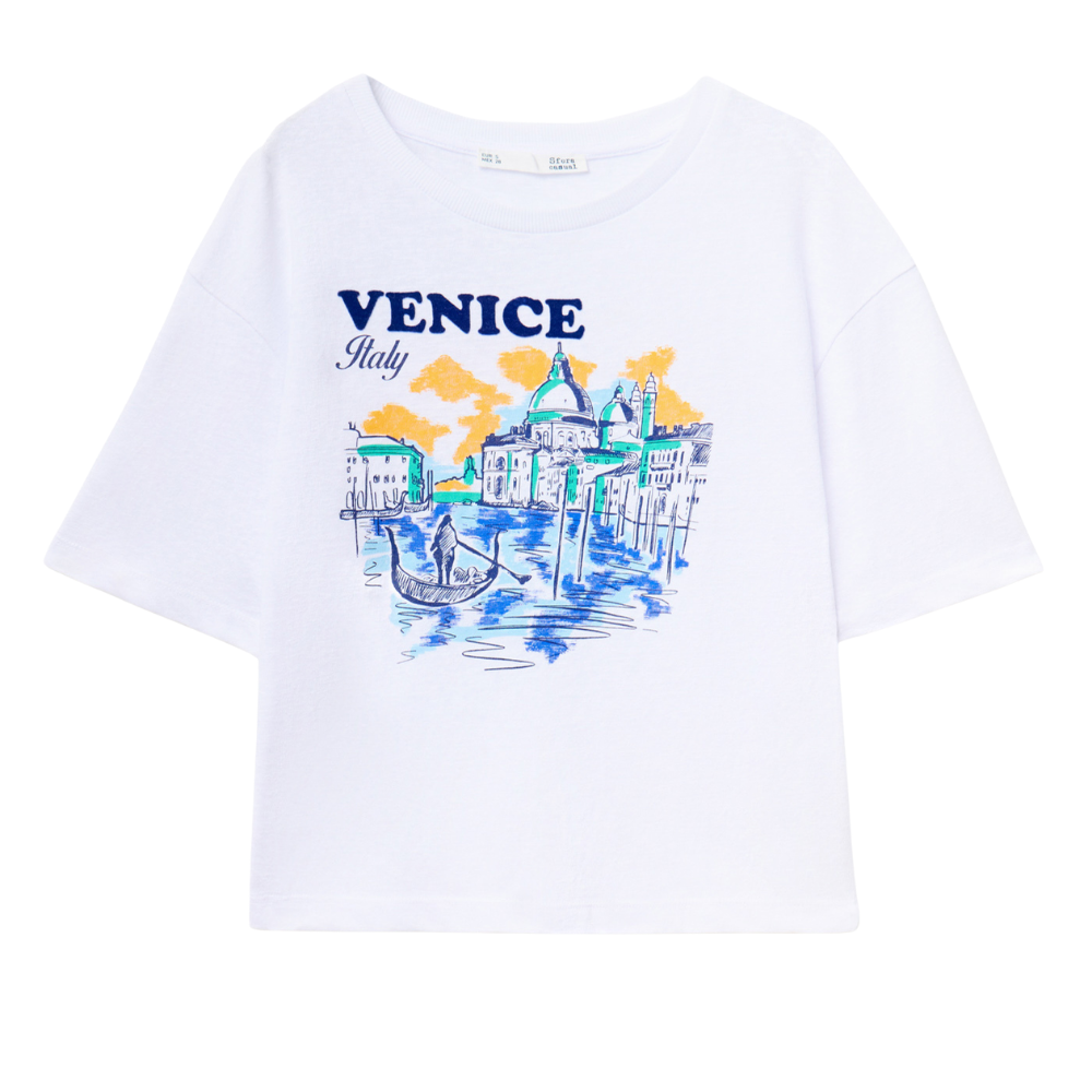 Sfera | Camiseta Gráfico Venice para Dama