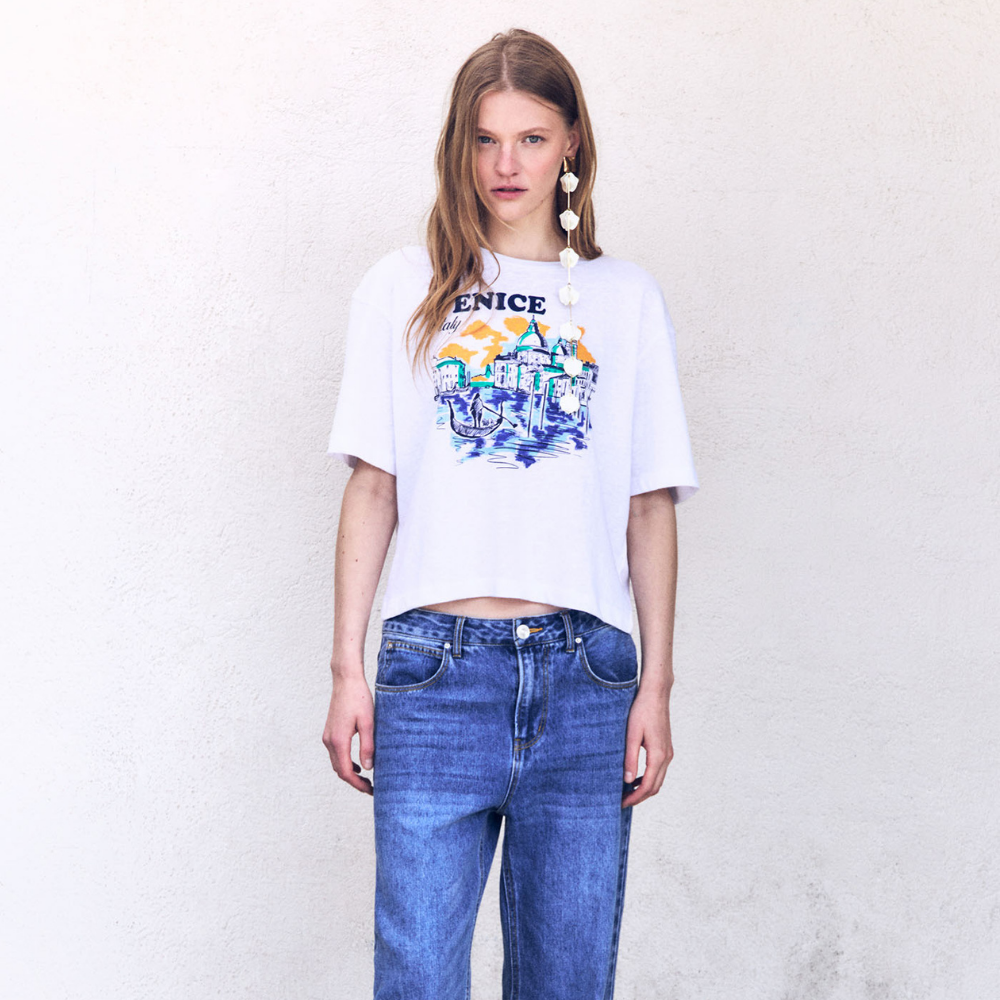 Sfera | Camiseta Gráfico Venice para Dama