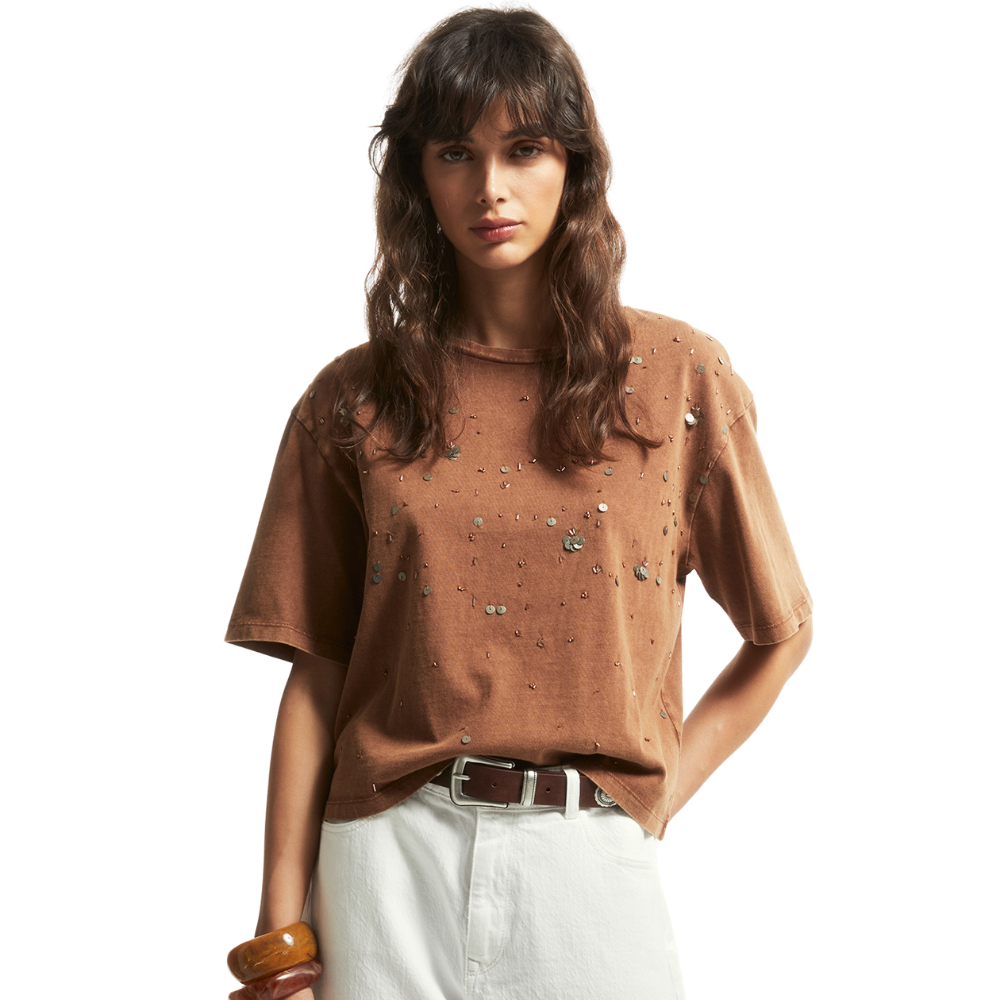 Sfera | Camiseta con Metales para Dama