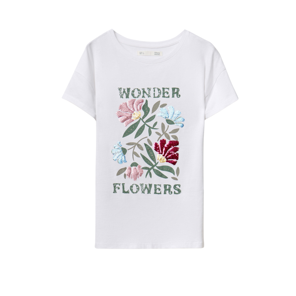 Sfera | Camiseta con Lentejuelas para Dama