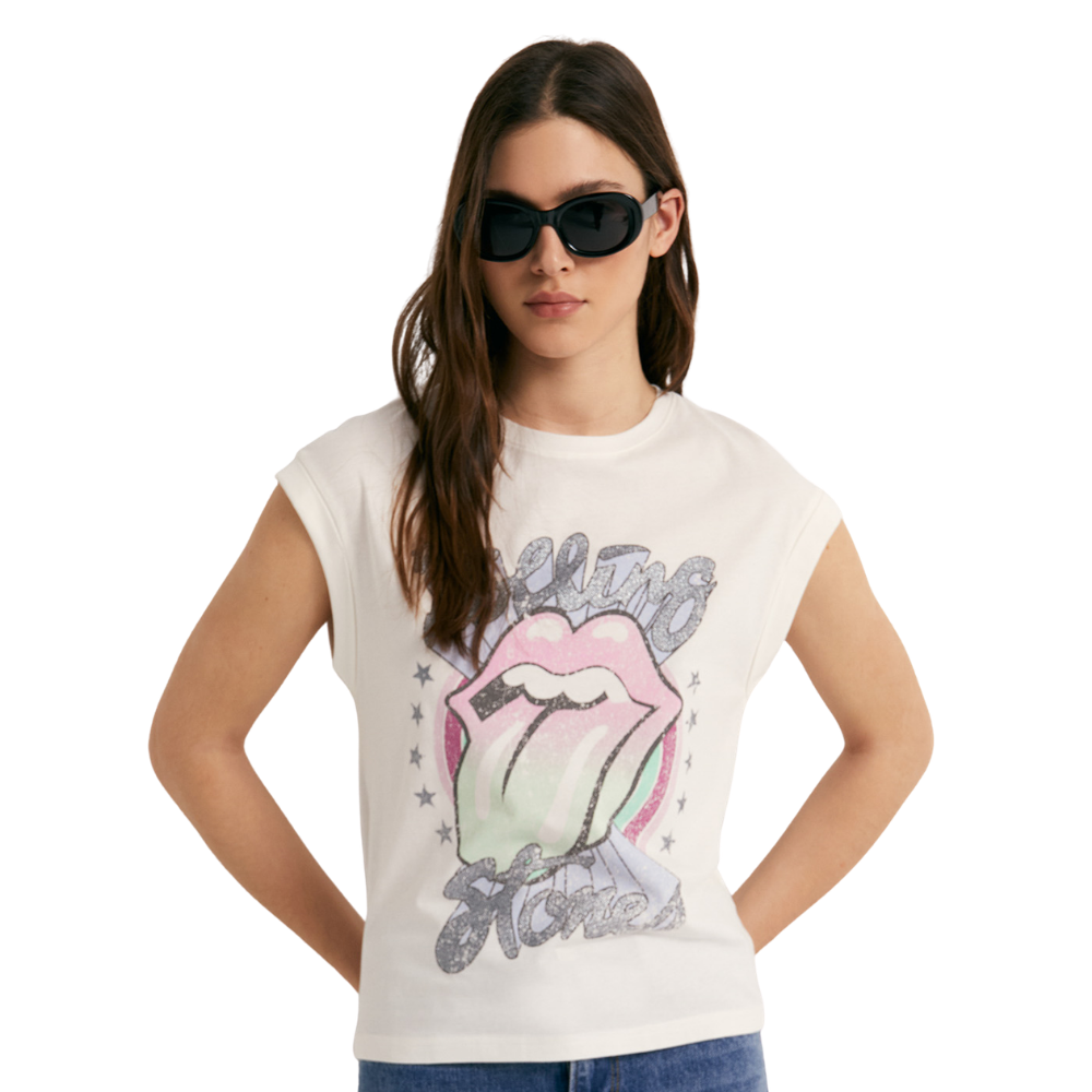 Sfera | Camiseta Rolling Glitter para Dama
