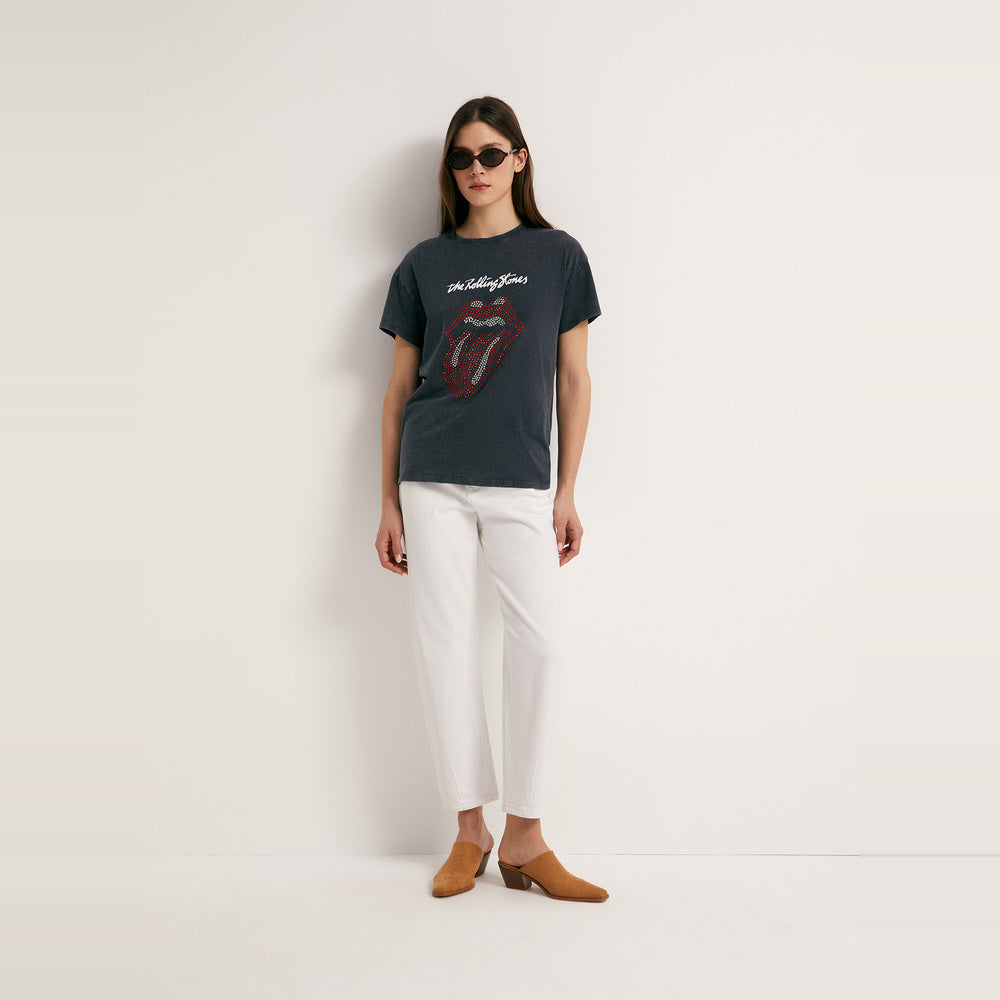 Sfera | Camiseta con Diamantes de Imitación Enrollables para Dama