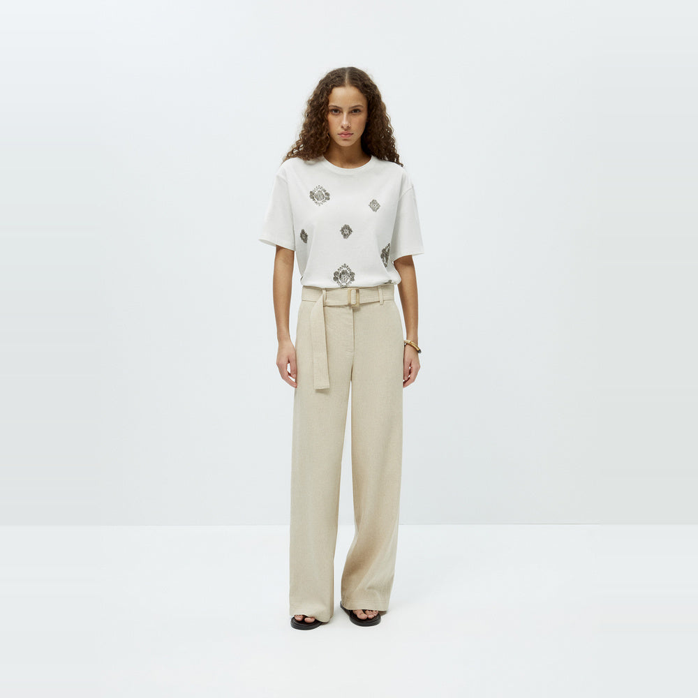 Sfera | Camiseta de Cuentas Brillos para Dama