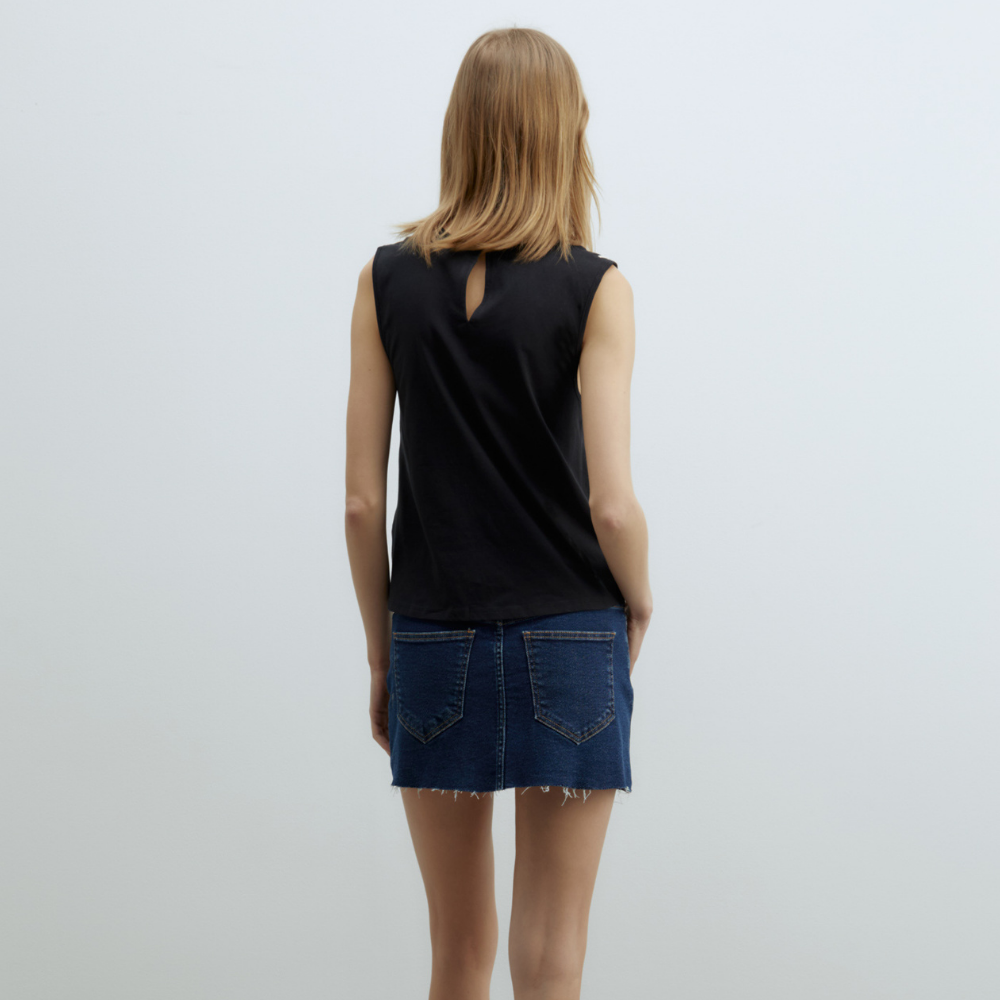 Sfera | Camiseta Bordada Contraste para Dama