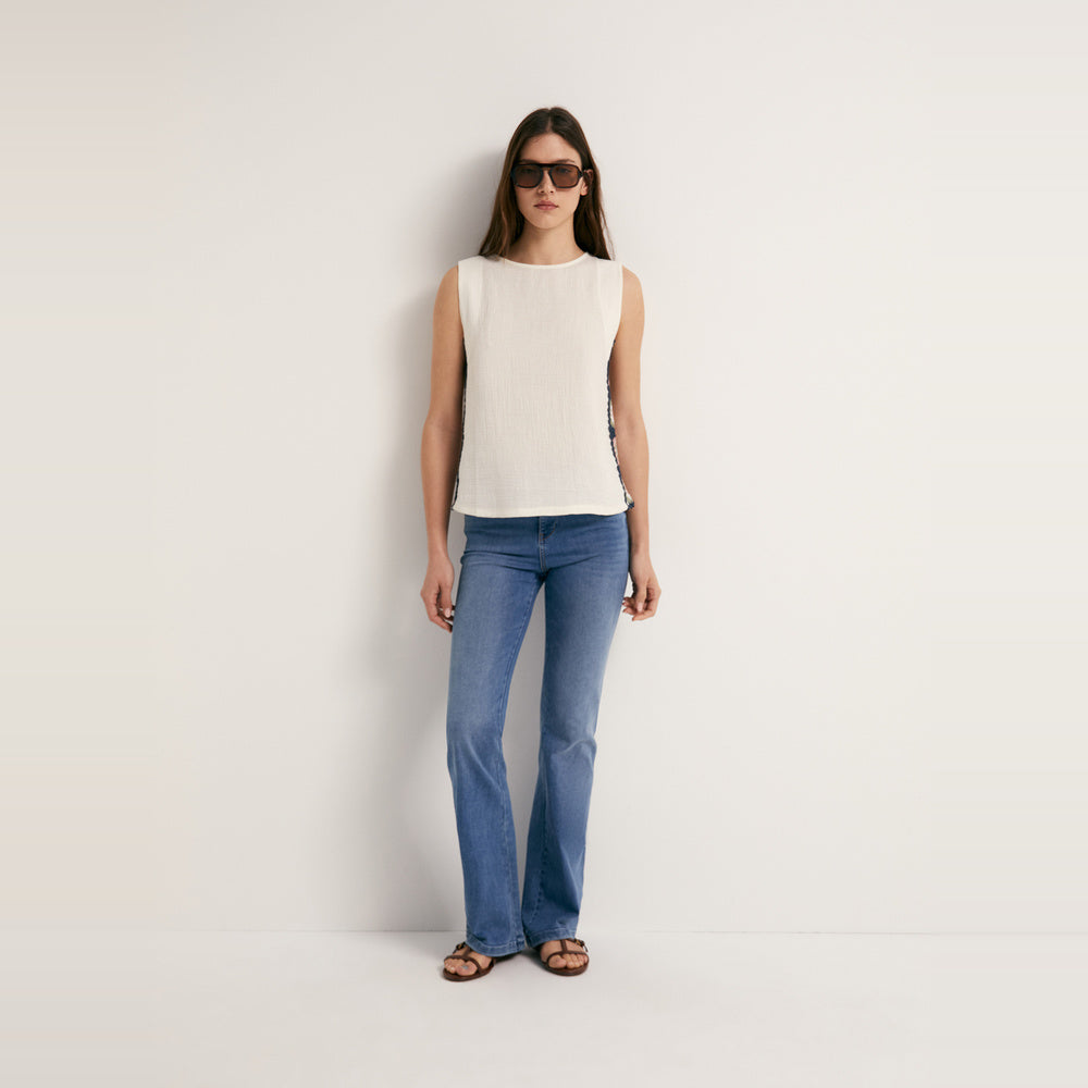 Sfera | Camiseta Crochet para Dama