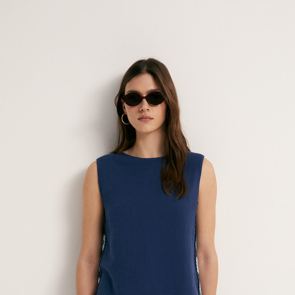 Sfera | Camiseta Crochet para Dama
