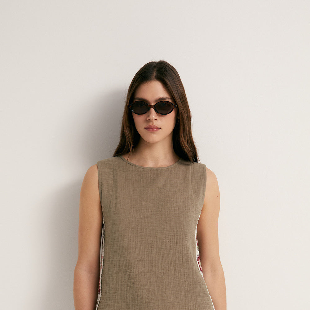 Sfera | Camiseta Crochet para Dama