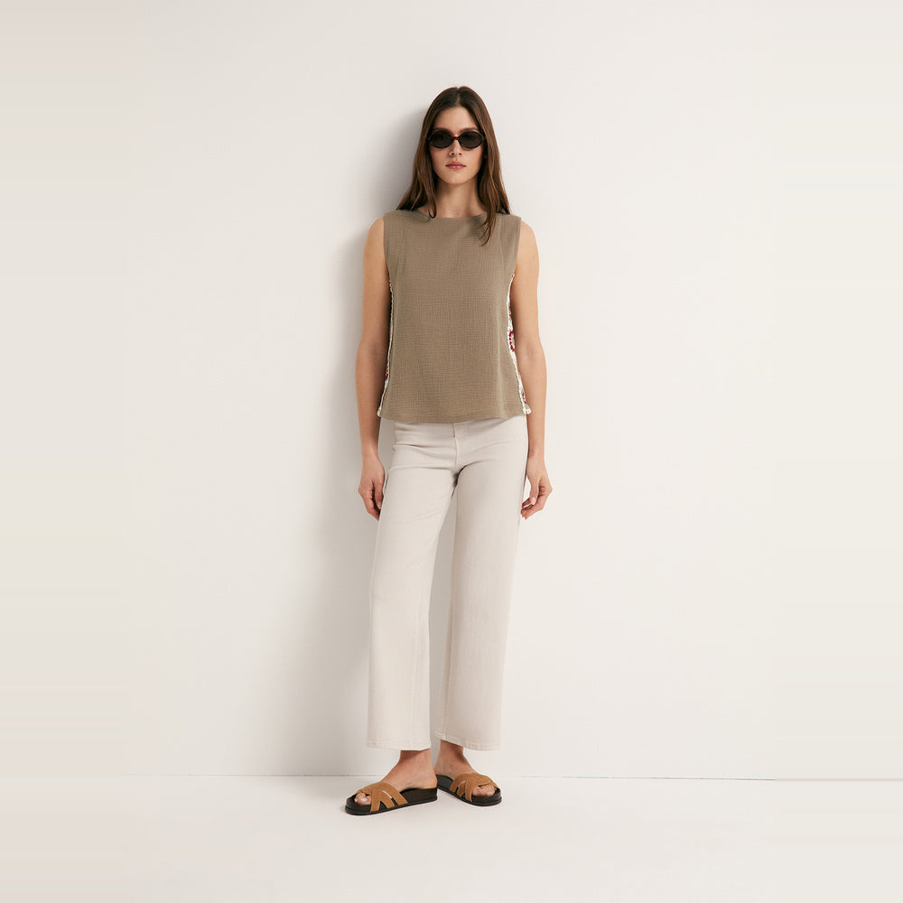Sfera | Camiseta Crochet para Dama