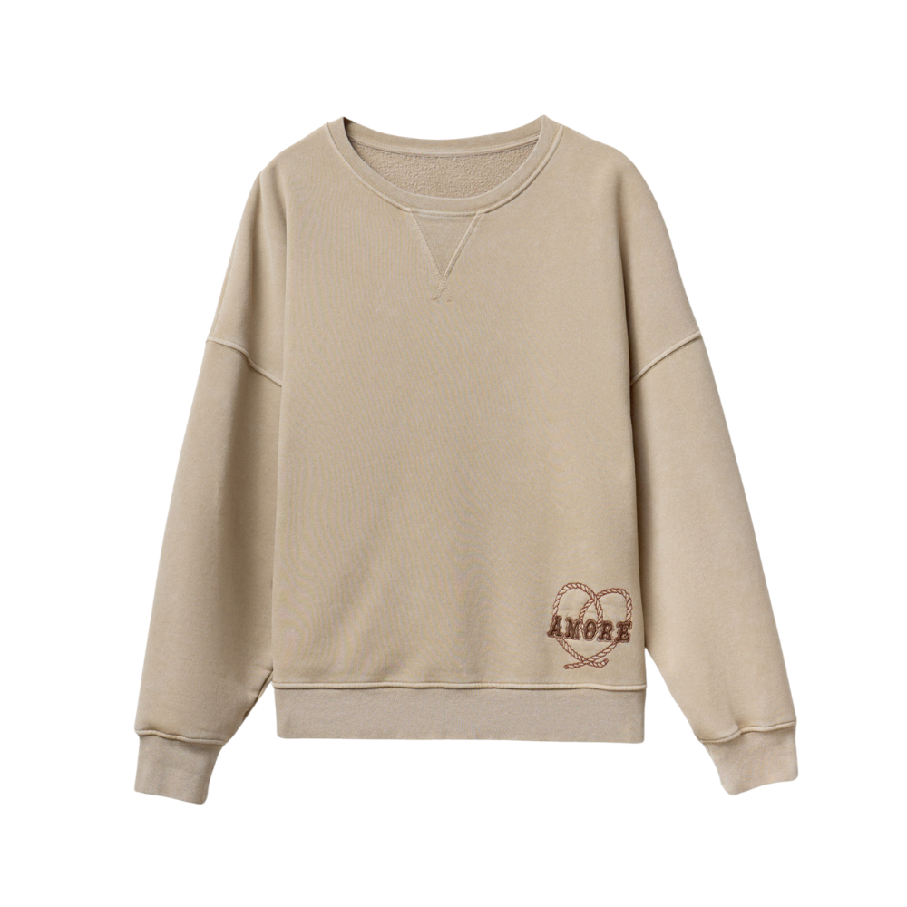 Sfera | Sudadera Bordado Lavada para Dama