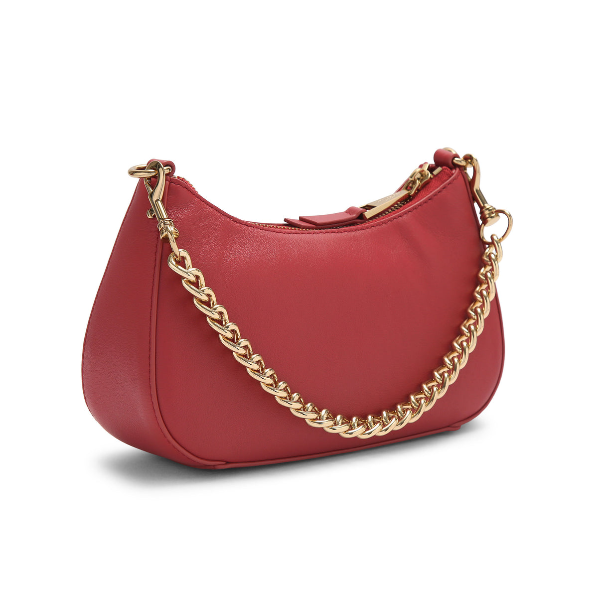 Kurt Geiger | Bolso Sloane Hobo Crossbody de Piel Roja