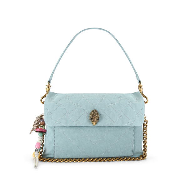Kurt Geiger | Bolso Celia de Canvas Azul Pálido
