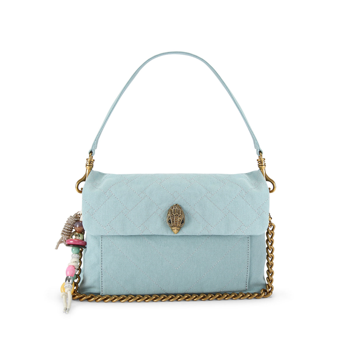 Kurt Geiger | Bolso Celia de Canvas Azul Pálido