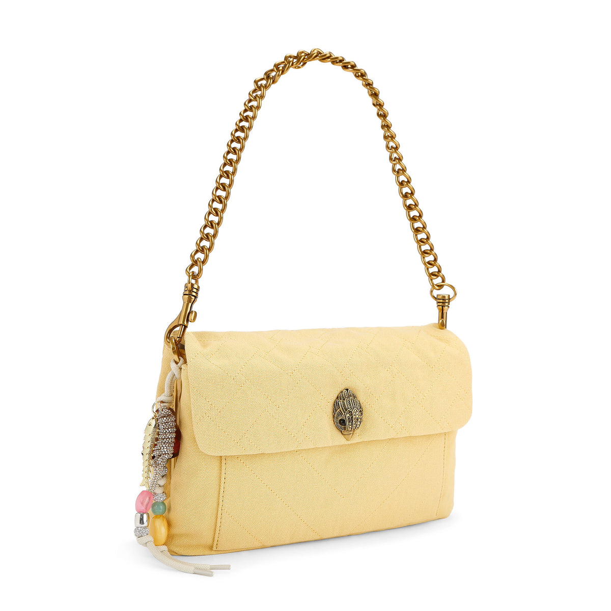 Kurt Geiger | Bolso Celia de Canvas Amarillo