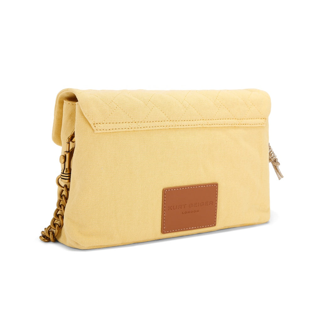Kurt Geiger | Bolso Celia de Canvas Amarillo