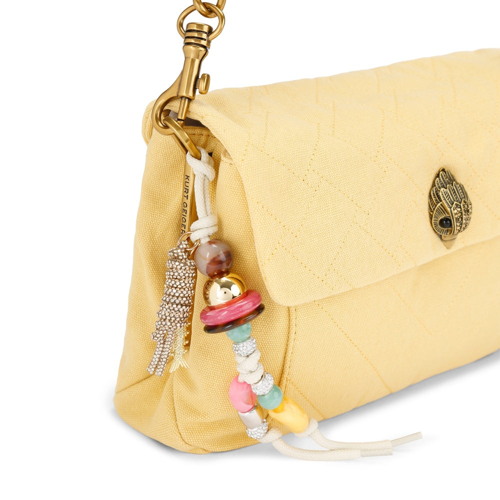 Kurt Geiger | Bolso Celia de Canvas Amarillo