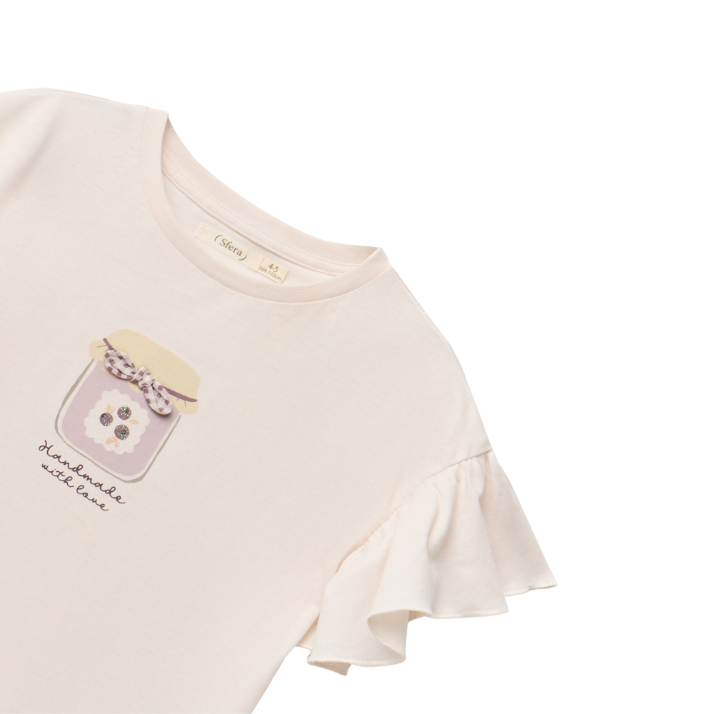 Sfera | Camiseta Tarro Volante para Niña