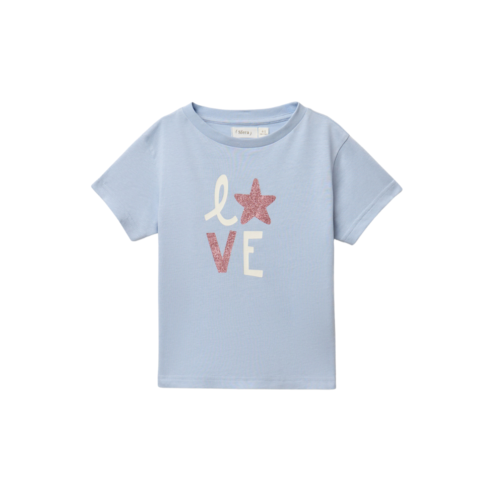 Sfera | Camiseta Básica Love para Niña