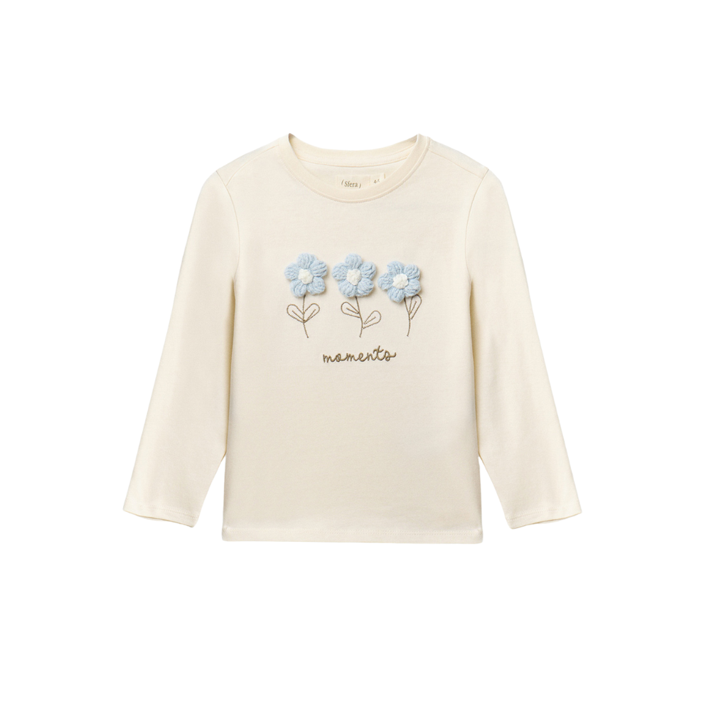 Sfera | Camiseta Flores Tricot