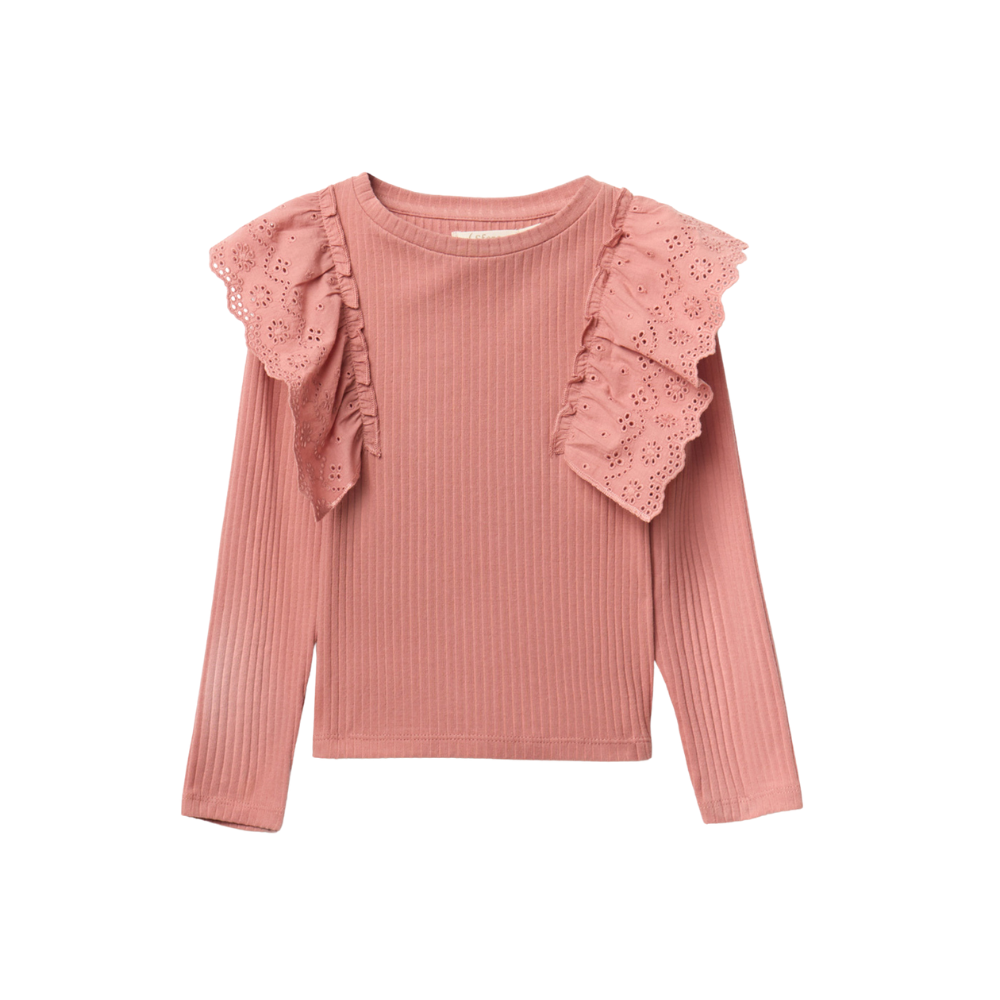 Sfera | Camiseta Rib Volantes