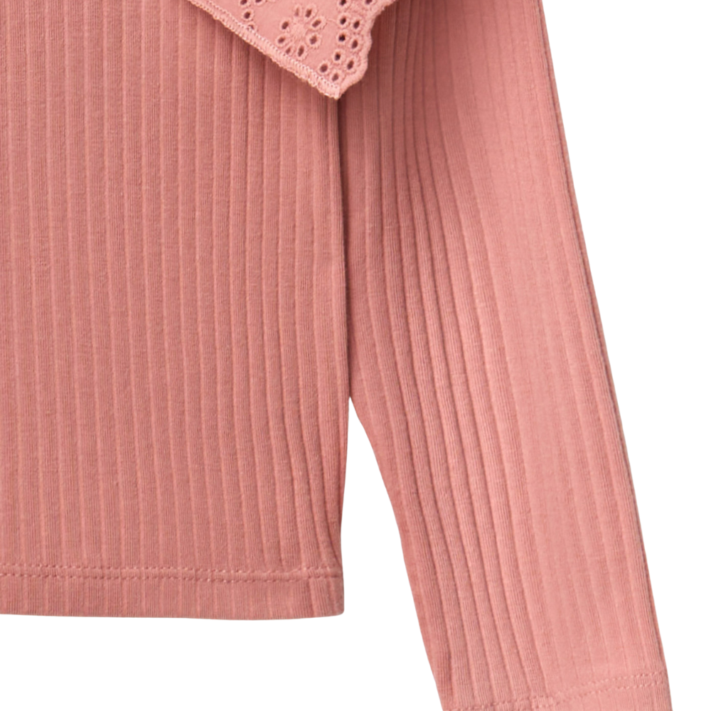 Sfera | Camiseta Rib Volantes