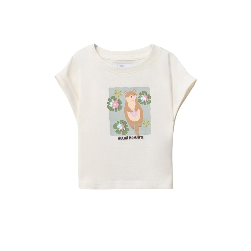Sfera | Camiseta Nutria para Niña