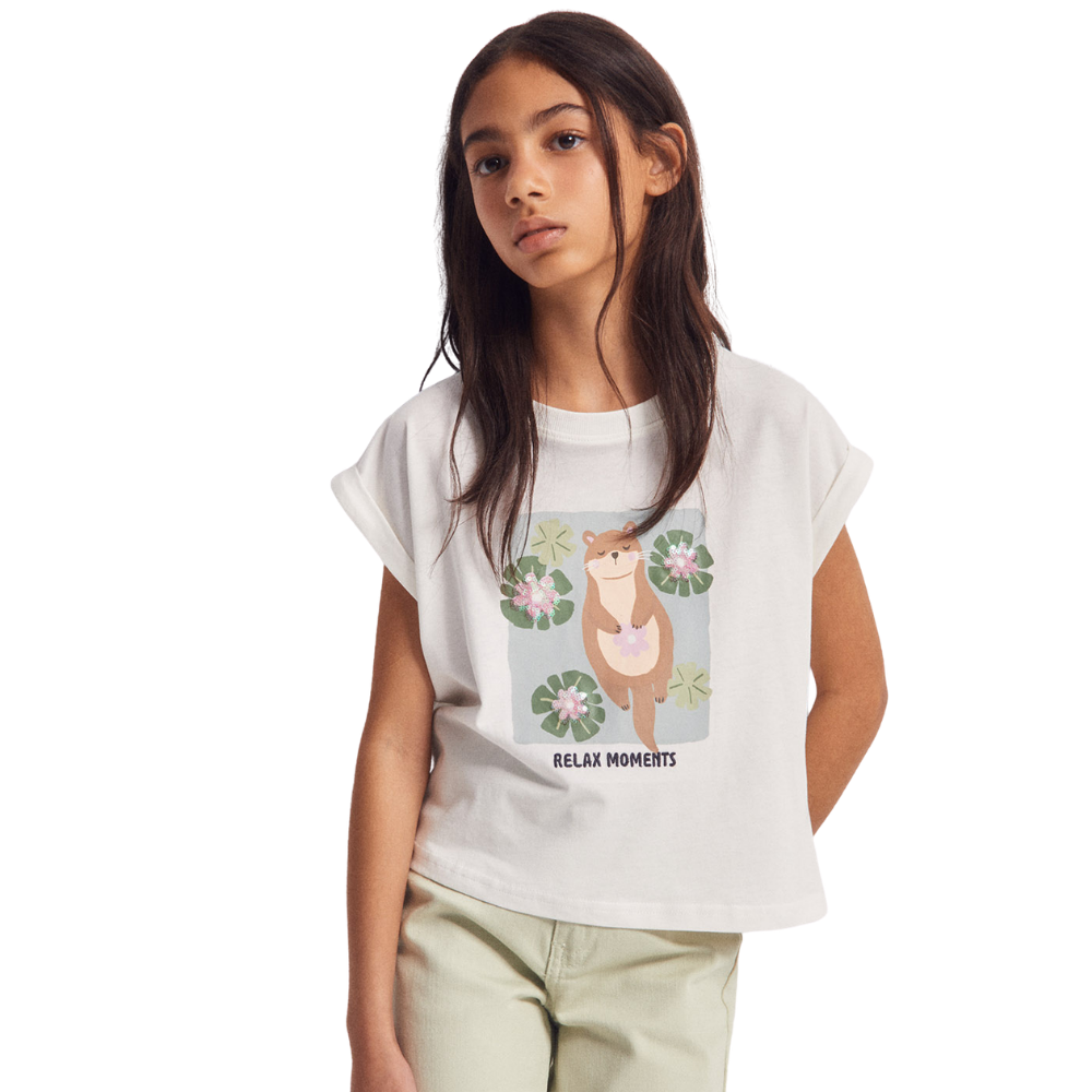 Sfera | Camiseta Nutria para Niña