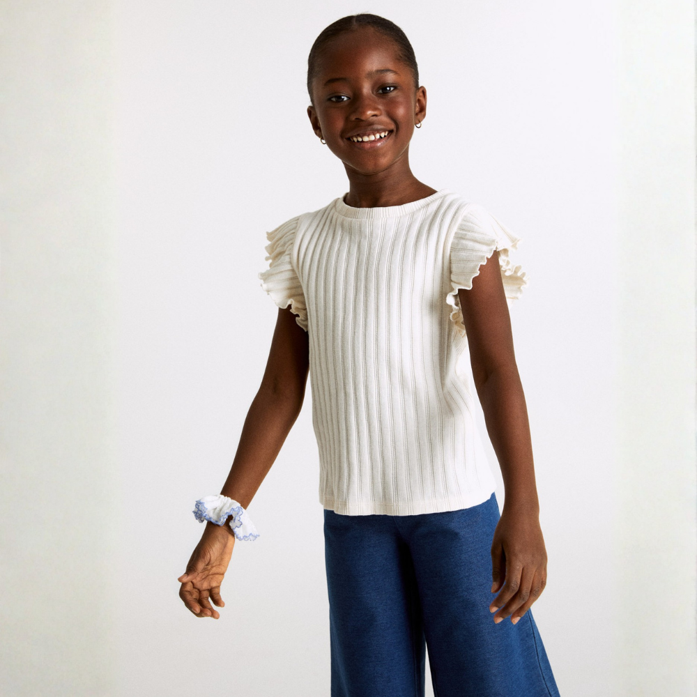 Sfera | Camiseta con Volantes para Niña