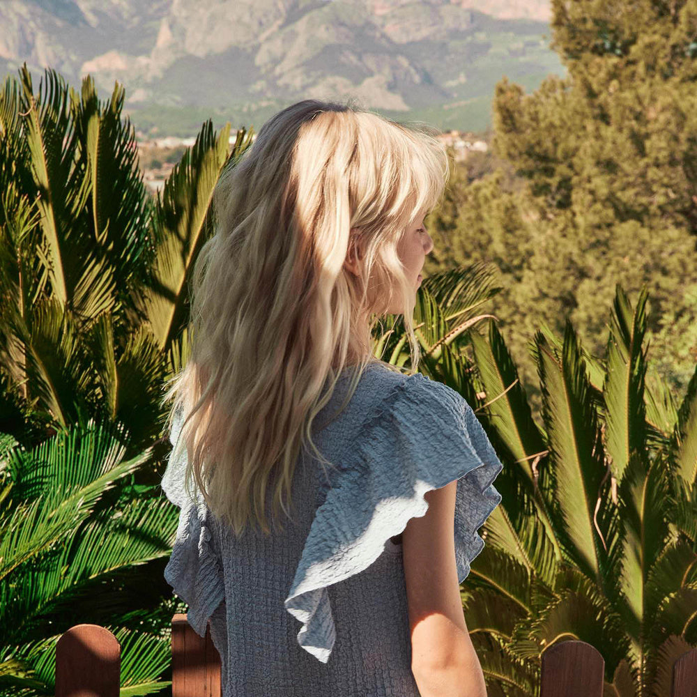 Sfera | Camiseta con Efecto Arrugado para Niña