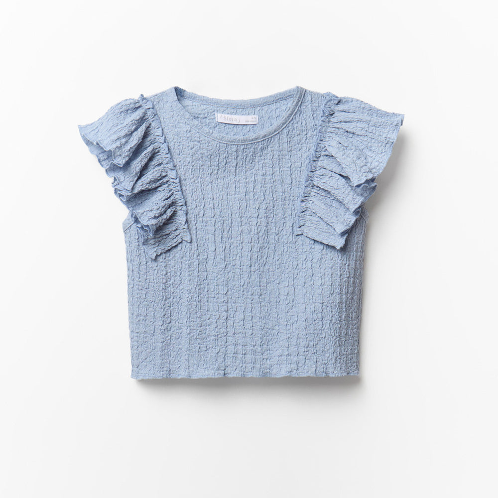 Sfera | Camiseta con Efecto Arrugado para Niña
