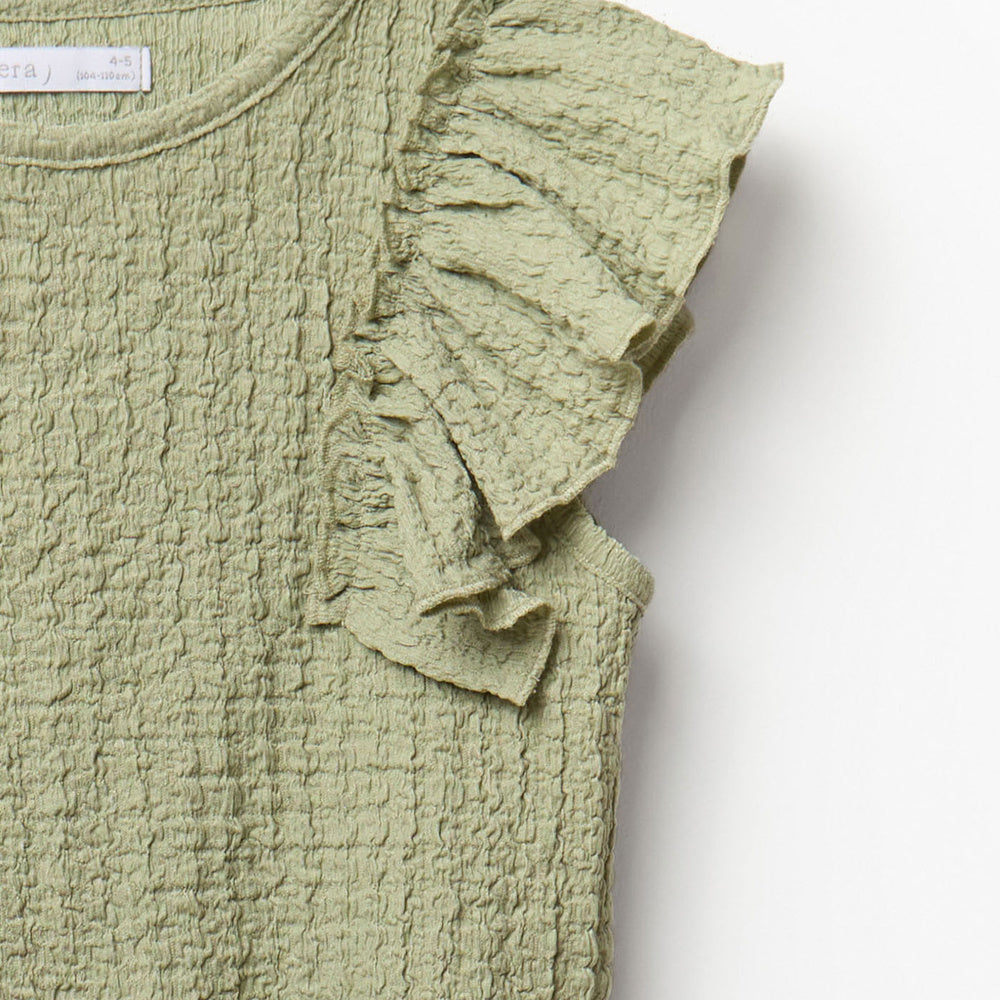 Sfera | Camiseta con Efecto Arrugado para Niña