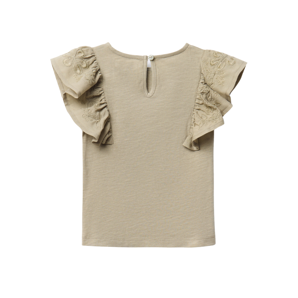 Sfera | Camiseta de Manga Bordada para Niña