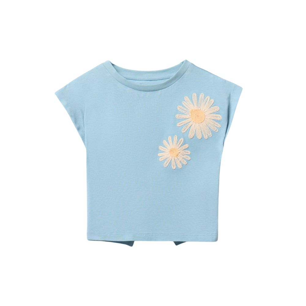 Sfera | Camiseta Margaritas de Cordón para Niña