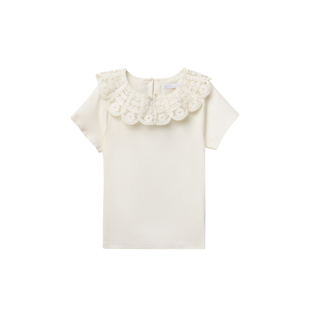 Sfera | Camiseta de Cuello Crochet para Niña