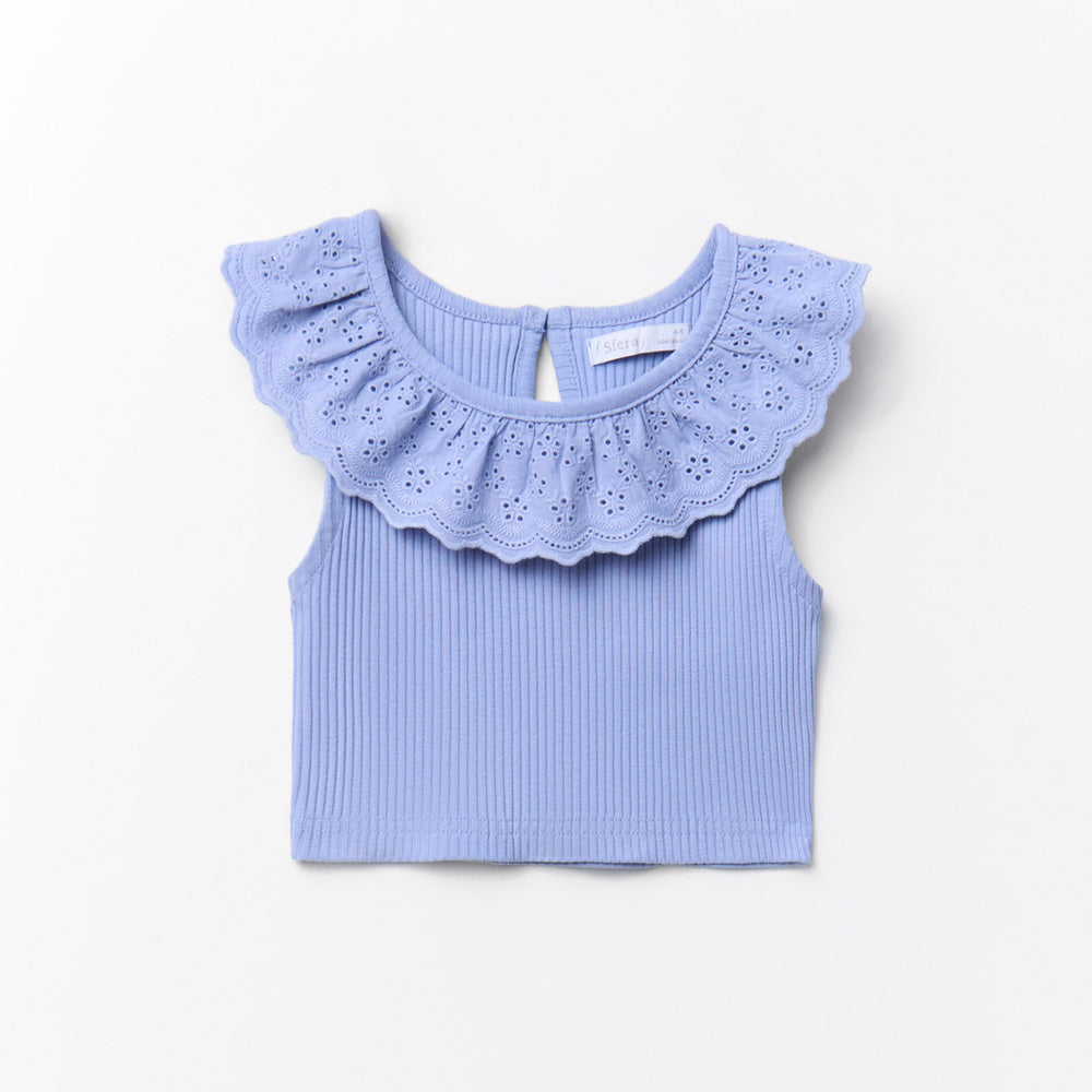 Sfera | Camiseta de Cuello Acanalado para Niña