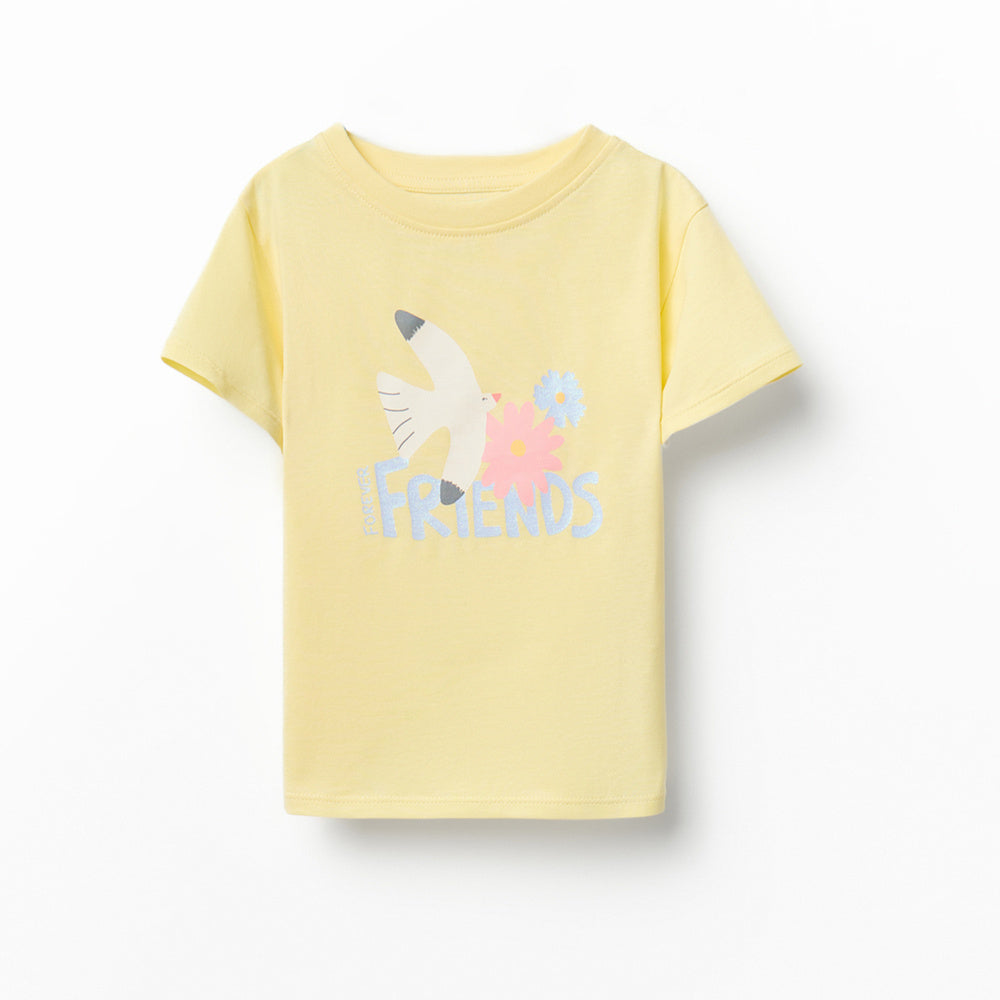 Sfera | Camiseta Grafica de Pajarito para Niña
