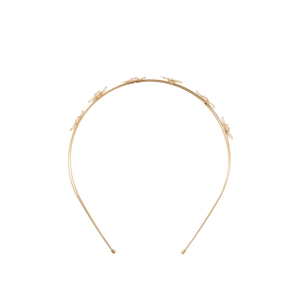 Sfera | Diadema Metálica de Flores para Niña