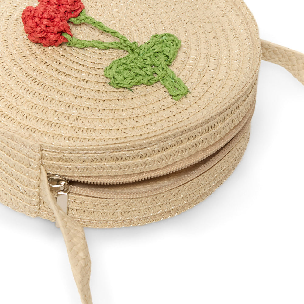 Sfera | Bolso en Rafia con Bordado de Cereza