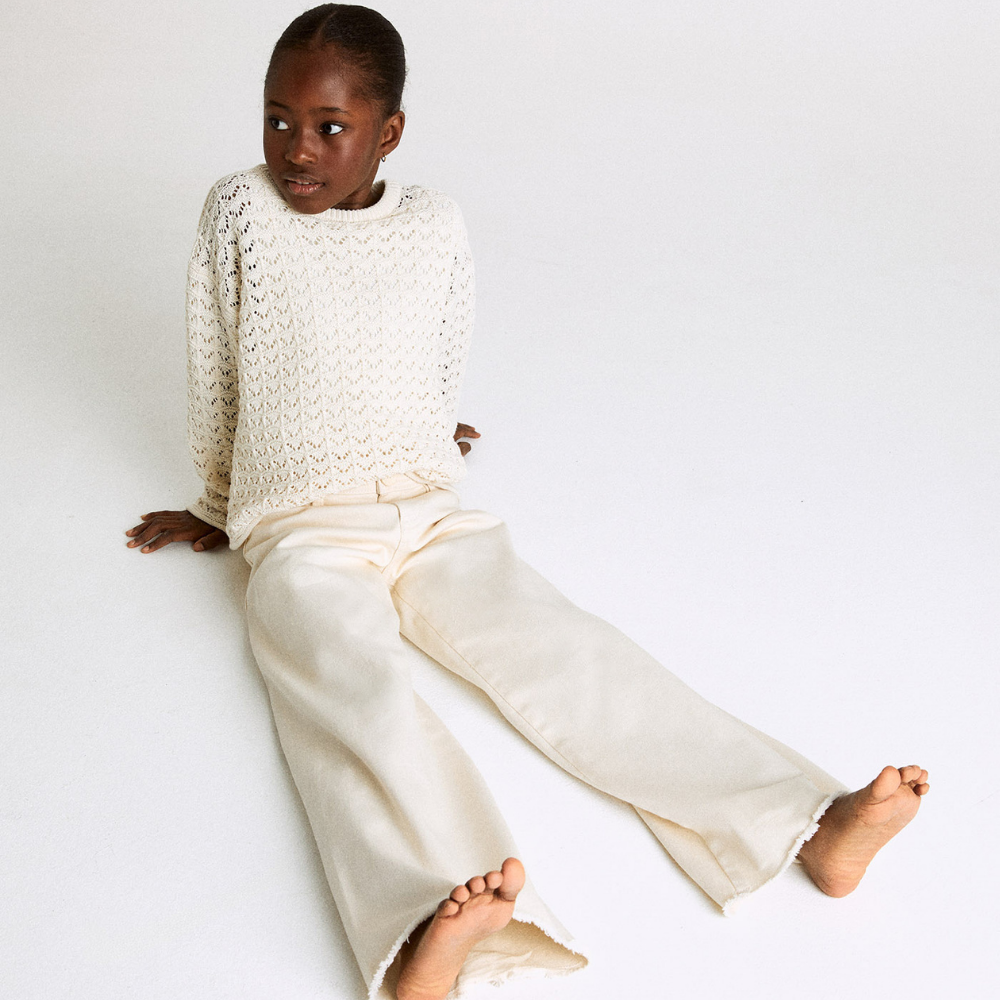 Sfera | Pantalón  De color y Cintura Alta