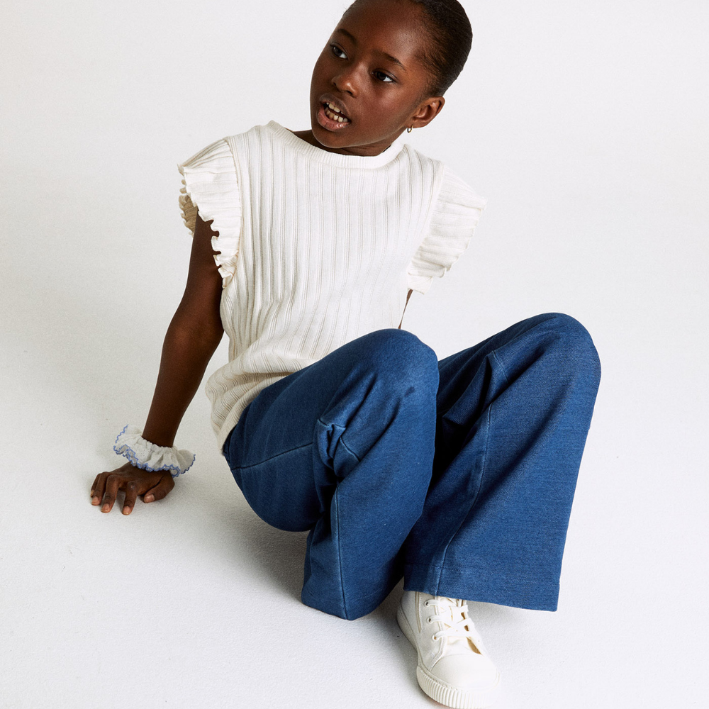 Sfera | Pantalon Marine Denim Para Niña