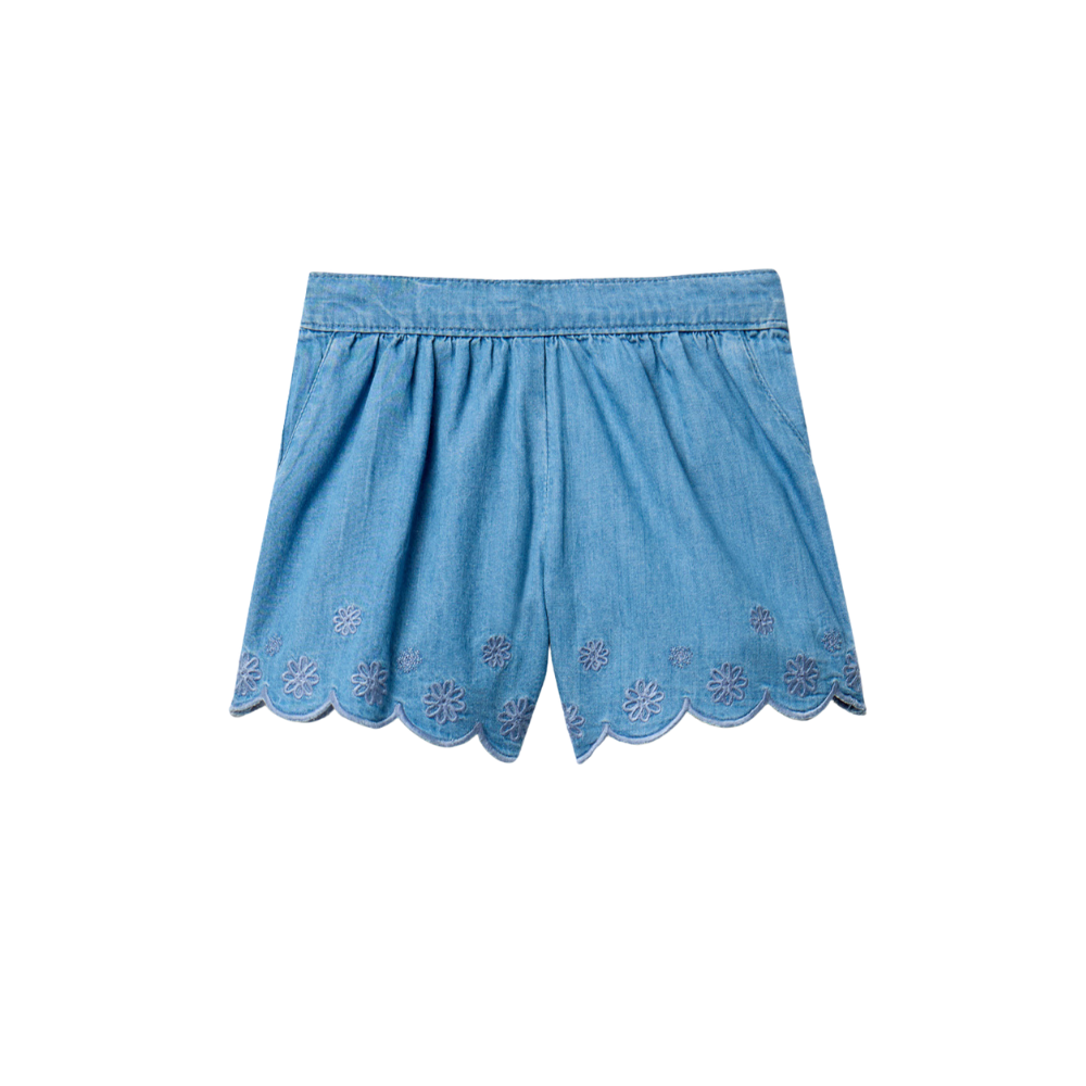 Sfera | Short Denim Chambray para Niña